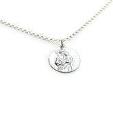 SAN JOSÉ - collar personalizable medalla plata 19mm